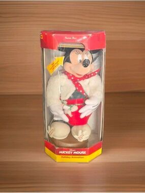 Vtg 1997 Santa's Best Minnie Mouse Let's Twist Again Animated for Parts/Repair